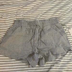 Target High Waist Black and White Shorts